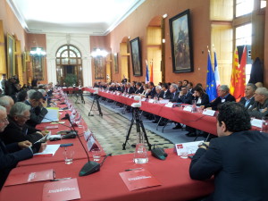 Réunion du Parlement des Territoires à Castries le 25 mars 2015