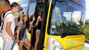 Bus jaune de Thau agglo