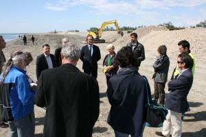 Conférence de Presse de Thau agglo sur le Lido de Frontignan