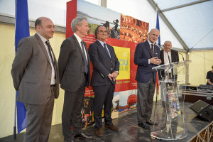 Frontignan, inauguration de la médiathèque Montaigne