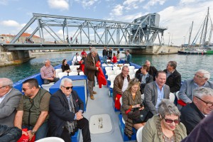 Sète, inauguration de la mini gare fluviale du Mas Coulet.