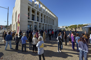 Frontignan, inauguration de la médiathèque Montaigne