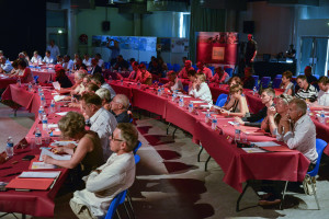 Sète, Salle Georges Brassens, installation du Conseil de développement de Thau agglo