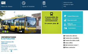 site Internet Thau agglo Transport