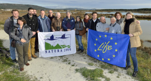 Frontignan, visite d'une délégation européenne sur les salins