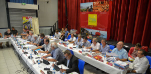 France, Hérault (34), Balaruc les Bains, Maison du Peuple, Conseil communautaire