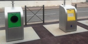 Conteneurs enterrés Quartier des Quilles à Sète