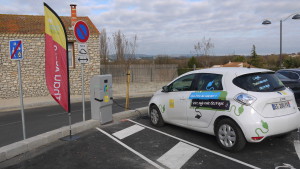 Borne recharge électrique de Balaruc-le-Vieux