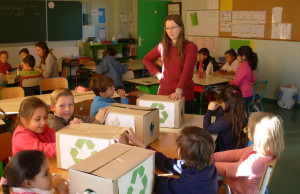 Animation sur le recyclage dans les écoles