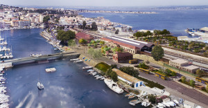 pole multimodal gare Sète projet 3D