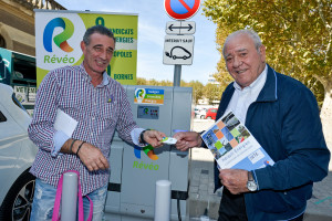 Sète, inauguration des bornes électriques