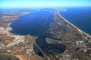 Vue aérienne du territoire
