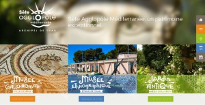 Site internet Patrimoine de Sète agglopôle méditerranée