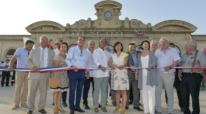 France, Hérault (34), inauguration du parvis sud du pôle multimodal