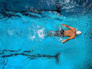 Nageur piscine