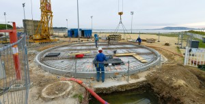 Mèze, visite de chantier du Bassin d’Orage
