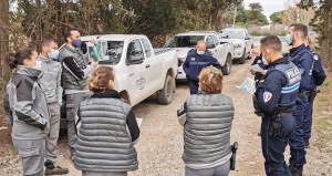 Police de l'environnement : mission d econtrôle du 7 février 2021 sur le Lido de Sète à Marseillan