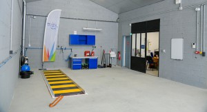 Sète, Ile de Thau, inauguration de l'aire mécanique