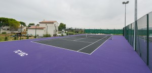 Vic la Gardiole, inauguration nouveau terrains de tennis 4 janvier 2022