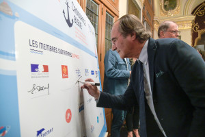 Théâtre Molière 18 octobre 2022, soirée Officielle du Salon du Littoral au cours de laquelle le Pacte sur la Croissance Bleue a été signé par l’ensemble des partenaires