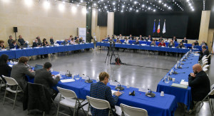 Conseil communautaire de Sète agglopôle à Balaruc le Vieux, salle le Forum