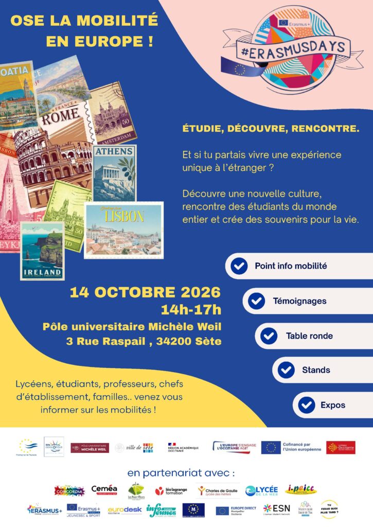 Erasmus Days au Pôle Michèle Weil